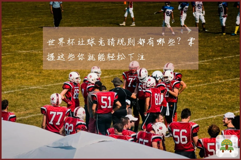 世界杯让球竞猜规则都有哪些？掌握这些你就能轻松下注
